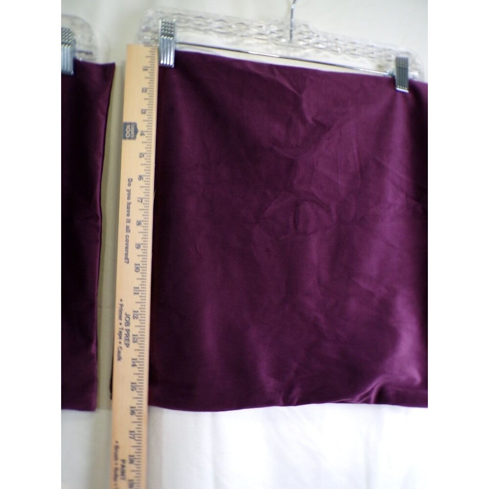 Lot of 2 Purple Pillowcases 16 x 26 in Standard Pillowcase Set - Picture 4 of 4
